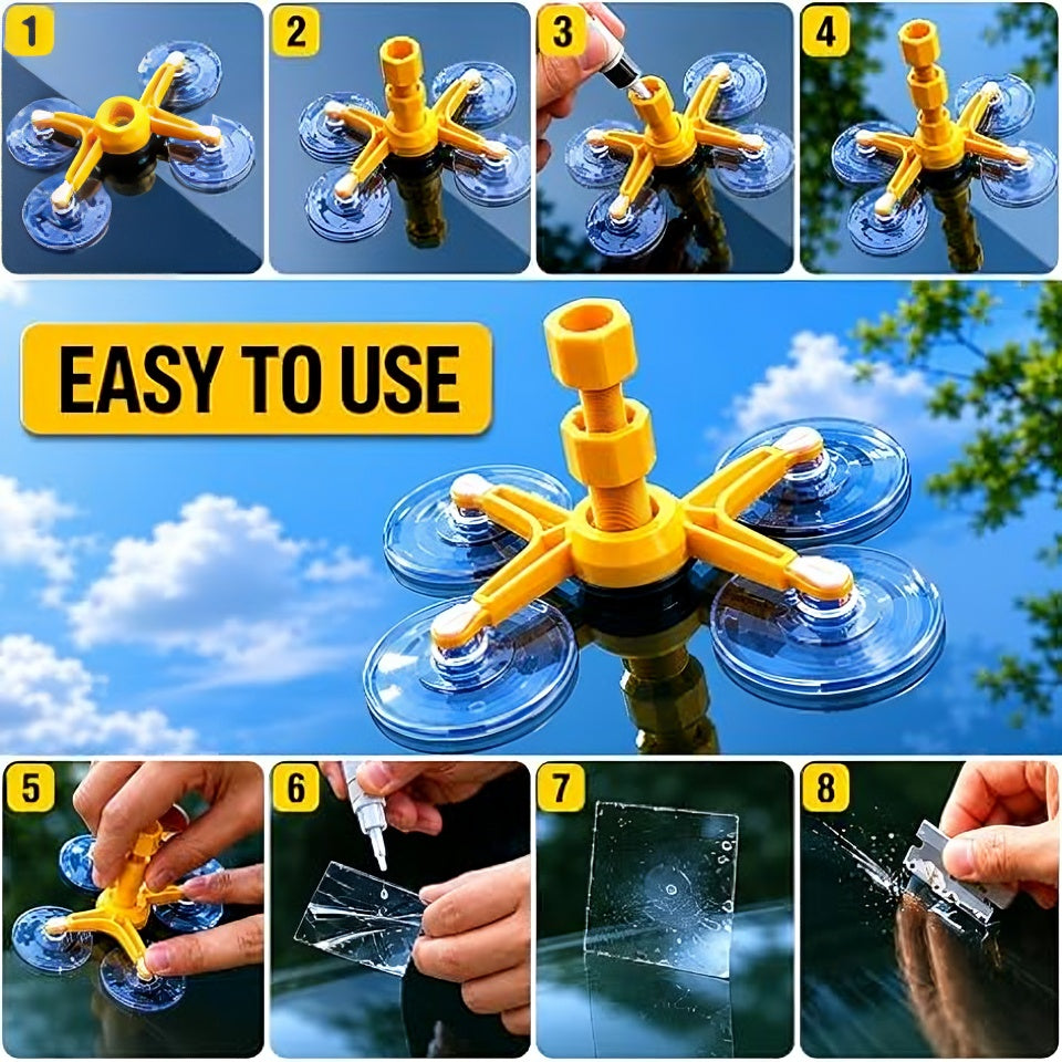 Glass Crack Repair Kit